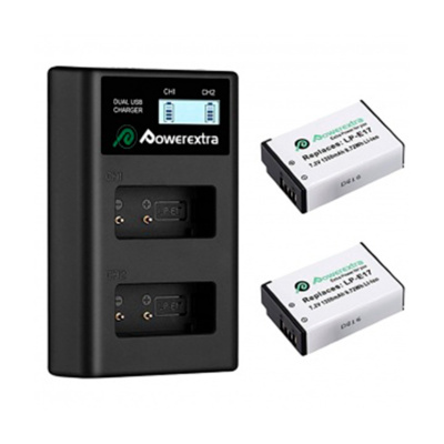 Зарядное устройство Canon LC-E17 + 2 аккумулятора LP-E17 не ориг. Powerextra
