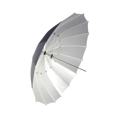 Зонт студийный FUJIMI FJFG-40BS параболистический серебристый на отражение. Цвет черный/серебро, 101