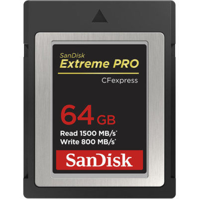 Память CFexpress Type B 64GB SanDisk Extreme Pro R1500W\800Mb/s