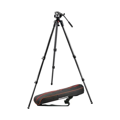 Комплект Manfrotto MVK500C карбон. MVT535СQ + видео голова MVH500A 3/182,5/85/3,4/5 карбон черный