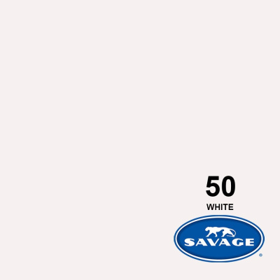 Фон бумажный Savage 2,72*11 м. WHITE (белый) SA 50-12 (LLCO182)