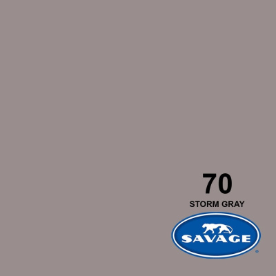 Фон бумажный Savage 2,72*11 м. STORM GRAY (серый) SA 70-12 (LL CO1104)