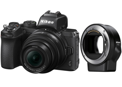 Цифровая камера Nikon Z50 + 16-50mm DX VR + FTZ Kit