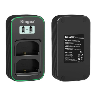 Зарядное устройство Canon LP-E6N/LP-E6NH на 2 аккумулятора KingMa PD3.0 FAST