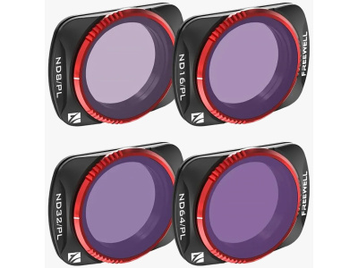 Набор светофильтров Freewell для DJI Osmo Pocket 3/4 Bright Day 4Pack