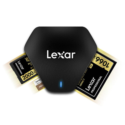 Считыватель Lexar CF/SD/microSD, UHS-II, USB 3.1 LRW500URB