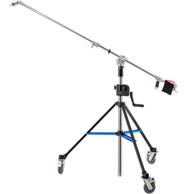 Стойка наклонная редукционная на колёсах Jinbei BM-285A нагр. 50кг (журавль)