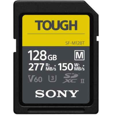 Память Sony SF-M128T UHS-II 128Gb U3 V60 277/150MB/s
