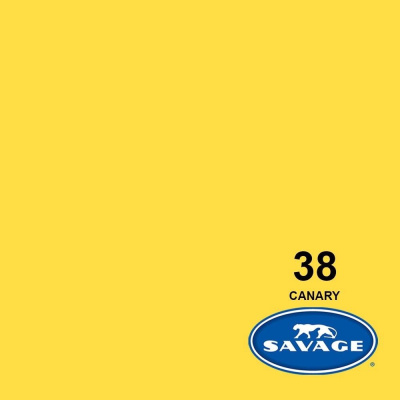 Фон бумажный Savage 2,72*11 м. CANARY (желтый) SA 38-12 (LL CO116)