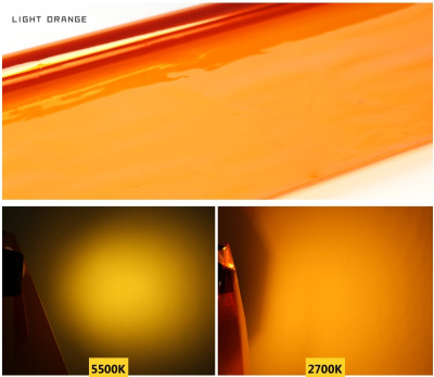 Гелевый фильтр Light Orange 40*50см