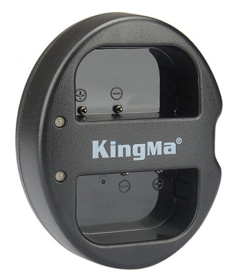 Зарядное устройство Panasonic DMW-BLF19/DMW-BLF19e на 2 аккумулятора не ориг. KingMa