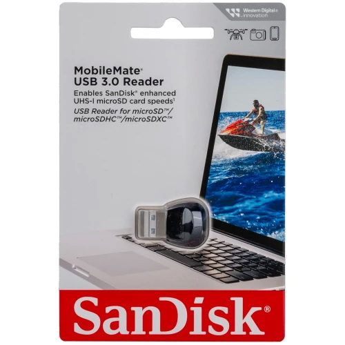 Считыватель SanDisk MobileMate microSD, USB 3.0 SDDR-B531-GN6NN