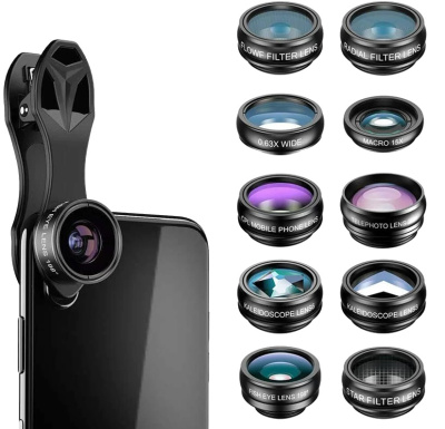 Комплект объективов Apexel 10-In-1 APL-DG10 для смартфона