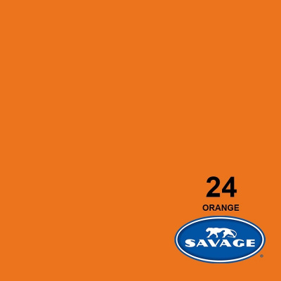 Фон бумажный Savage 2,72*11 м. ORANGE (оранжевый) SA 24-12 (LLCO147)