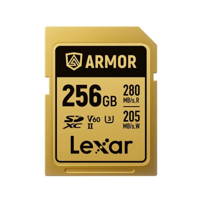 Карта памяти Lexar Armor GOLD (SDXC) 256 Gb class 10 UHS-II 280/205 mb/s LSDAMGL256G-RNNNG