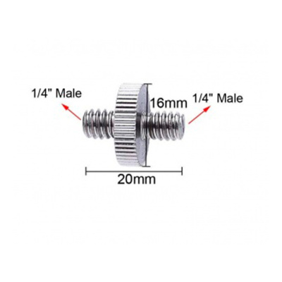 Винт двойной 1/4"