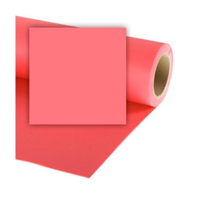 Фон бумажный Colorama 2,72*11 м. CORAL PINK(розовый) LL CO146
