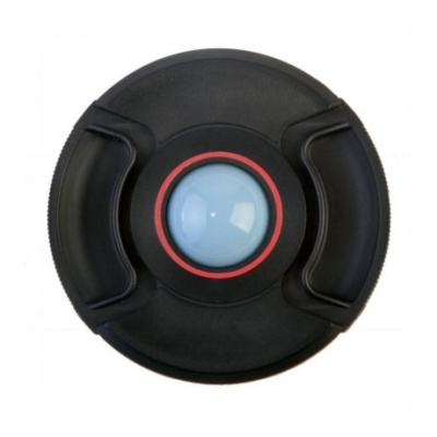 Крышка Flama FL-WB67С на объектив для защиты и установки баланса белого, 67mm, цвет черный/красный