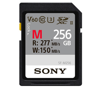 Карта памяти Sony SF-M256 UHS-II 256GB 277R/150W