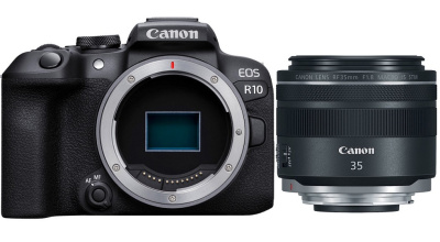 Цифровая камера Canon EOS R10 body + RF 35mm f1.8 Macro IS STM