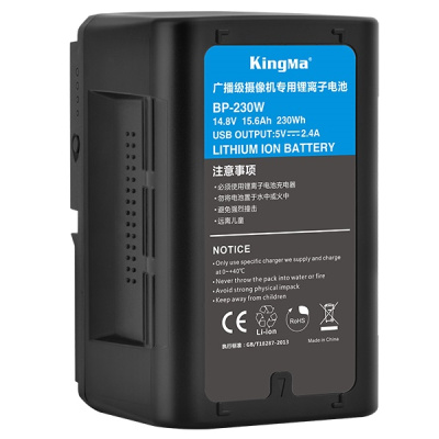 Аккумулятор KingMa 14.8V 230Wh V-mount