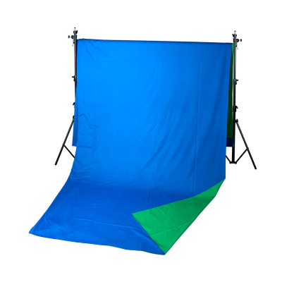 Фон тканевый хромакей GreenBean Field 2.4х7.0м B/G