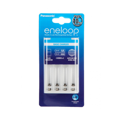 Зарядное устройство Panasonic Basic (BQ-CC51E) для 2 или 4 аккумуляторов типа АА/ААА Ni-MH, 10 часов