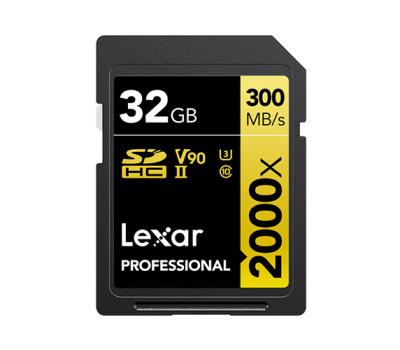 Карта памяти Lexar Pro 2000x (SDHC) 32 Gb class 10 UHS-II 300/260 mb/s