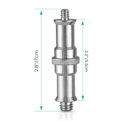 Адаптер переходник с 1/4" на 3/8" (папа-папа)