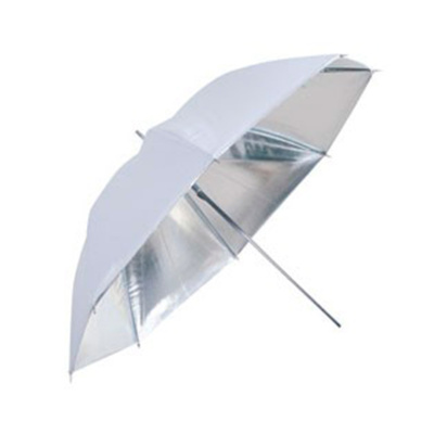 Зонт студийный FUJIMI FJ567 белый/серебро 101см однослойный