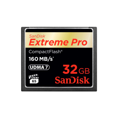 Память Compact Flash Card Sandisk 32Gb EXTREME Pro 160Mb/s