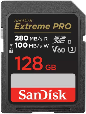 Карта памяти SanDisk EXTREME Pro UHS-II (SDXC) 128 Gb 280Mb/s
