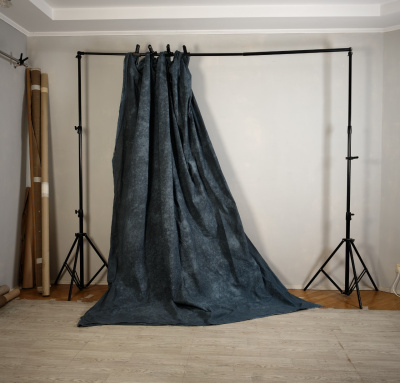 Фон драпирующийся, ручной работы SM.TEXTURE 2,2*3м. Baykal