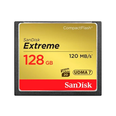 Карта памяти Compact Flash Card Sandisk 128Gb EXTREME 120Mb/s
