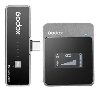 Беспроводная микрофонная система Godox MoveLink UC1(TX+RX) Type-C