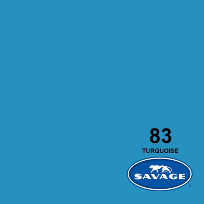 Фон бумажный Savage 2,72*11 м. TURQUOISE (голубой) SA 83-12