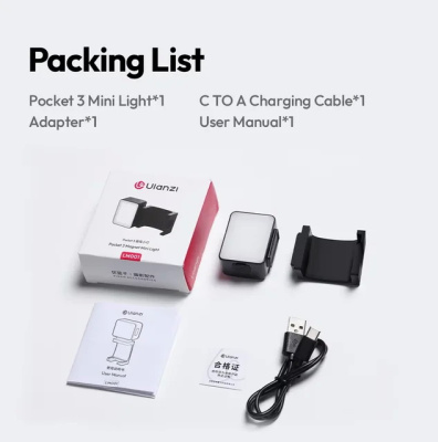 Осветитель светодиодный Ulanzi Mini Light LM001 для DJI Pocket 3