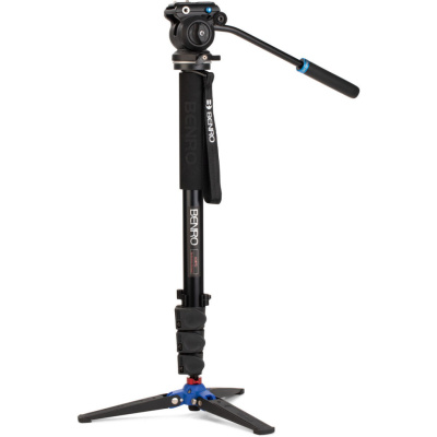 Монопод Benro A38FDS2PRO Classic с видеоголовой/алюминиевый с клипсами