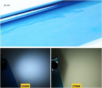 Гелевый фильтр Blue 40*50см