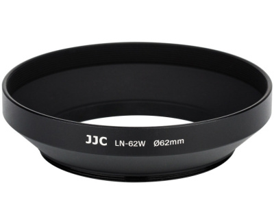 Бленда для объектива JJC 62mm металлическая, широкий угол LN-62W