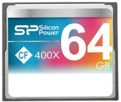 Карта памяти Compact Flash Silicon Power 64Gb 60Mb/s