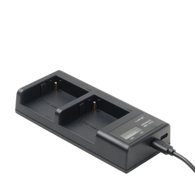 Зарядное устройство Sony NP-F960\750\550 на 2 аккумулятора DualCharger LCD GreenBean