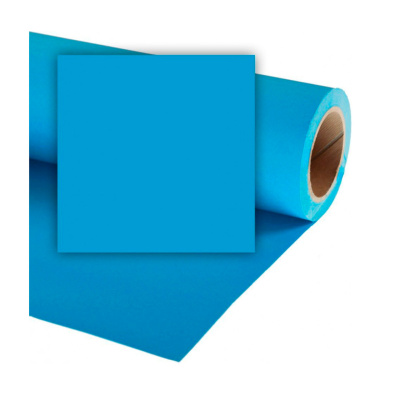 Фон бумажный Colorama 2,72*11 м. Lagoon(голубой) LLCO127
