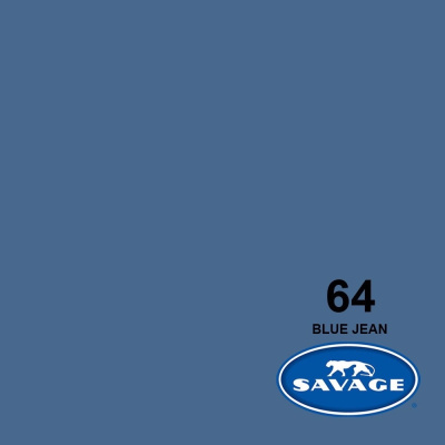 Фон бумажный Savage 2,72*11 м. BLUE JEAN (синий) SA 64-12 (LL CO154)