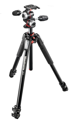 Штатив Manfrotto MK055XPRO3-3W алюм. черный