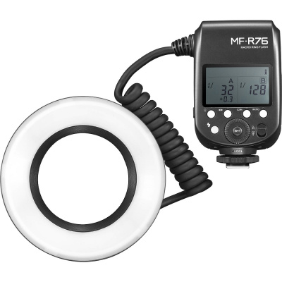 Фотовспышка Godox MF-R76 кольцевая для макросъемки