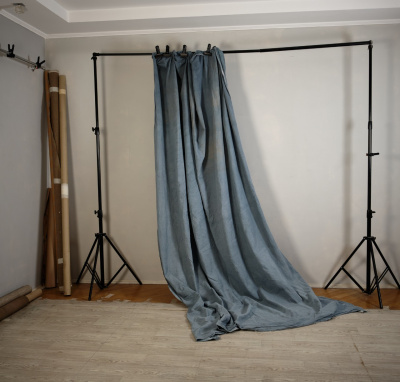 Фон драпирующийся, ручной работы SM.TEXTURE 2,2*3м. Cold Grey