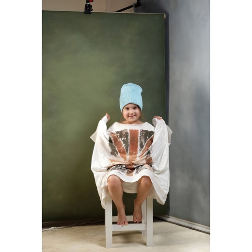 Фон на холсте, ручной работы SM.TEXTURE 2*2,2м. GreenS