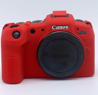 Чехол силиконовый для Canon EOS Rp красный