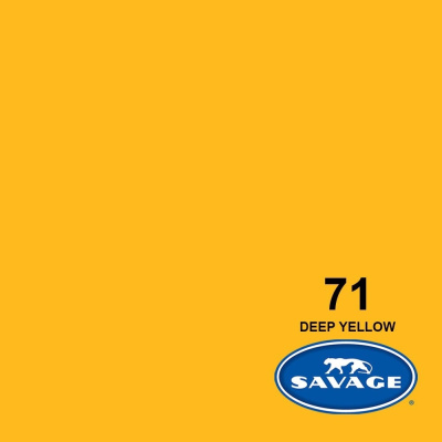 Фон бумажный Savage 2,72*11 м. DEEP YELLOW (желтый) SA 71-12 (LL CO170)